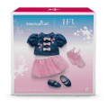American Girl® x Harlem’s Fashion Row Cherry Blossom Couture Buttoned-Up Bows Top & Skirt for 18-inch Dolls