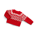 American Girl® x J.Crew Fair Isle Hearts Sweater for 18-inch Dolls
