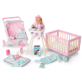 Little Bitty Baby™ Layette & High Chair Set for 7.75-inch Dolls
