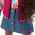 Truly Me™ 18-inch Doll #127 with curly dark-brown hair