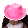 Glam Pink Cowgirl Outfit & Pink Spotted Cow Backpack & Accessory Set  Bundle