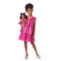 Pink Party-Ready Dress for Girls