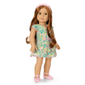 Pastel Petals Dress for 18-inch Dolls