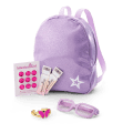 Colorful Teddy Bear Backpack & Accessory Set for 18-inch Dolls