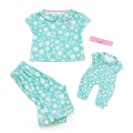 Flower Fun PJs for Little Girls & Bitty Baby® Dolls