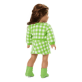 August Peridot Glow Outfit for 18-inch Dolls