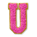 AG™ Letter U Stick-On Patch