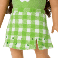 August Peridot Glow Outfit for 18-inch Dolls