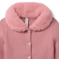 American Girl® x Janie and Jack Rosy Ribbed Cardigan for Girls