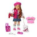 Truly Me™ 18-inch Doll #103, Puppy, Mini Backpack & Accessories AG™ Star Squad Bundle