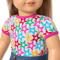 Truly Me™ 18-inch Doll #100 with straight layered blonde hair