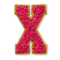 AG™ Letter X Stick-On Patch