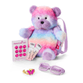 Colorful Teddy Bear Backpack & Accessory Set for 18-inch Dolls