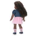 American Girl® x Harlem’s Fashion Row Cherry Blossom Couture Buttoned-Up Bows Top & Skirt for 18-inch Dolls