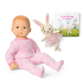 Bitty Baby® Doll #6 in Pastel Pink + Bunny Friend & Board Book