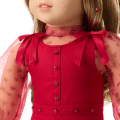 January Garnet Glam Outfit for 18-inch Dolls