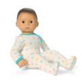 Bitty Baby® Doll #4 with black hair in Pastel Blue