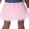 American Girl® x Harlem’s Fashion Row Cherry Blossom Couture Buttoned-Up Bows Top & Skirt for 18-inch Dolls