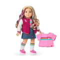 Truly Me™ 18-inch Doll #110 with wavy blonde hair