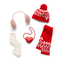 American Girl® x J.Crew Fair Isle Beanie & Scarf, Heart Purse & Accessories Bundle for 18-inch Dolls