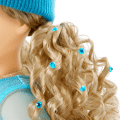 December Blue Brilliance Topaz Outfit for 18-inch Dolls