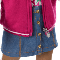 Truly Me™ 18-inch Doll #112 with curly dark-brown hair