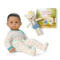 Bitty Baby® Doll #5 in Pastel Blue + Bear Friend & Board Book