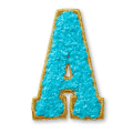 AG™ Letter A Stick-On Patch