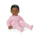 Bitty Baby® Doll #1 with black hair in Pastel Pink