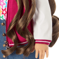 Truly Me™ 18-inch Doll #126 with wavy brown hair