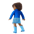 September Sapphire Sparkle Outfit for 18-inch Dolls