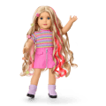 Long Hair Looks™ by Truly Me™ 18-inch Doll #133 & hair accessories