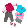 Truly Me™ 18-inch Doll #113 with curly dark-brown hair