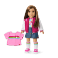 Truly Me™ 18-inch Doll #107 with straight brown hair