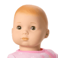 Bitty Baby® Doll #6 with red hair in Pastel Pink