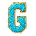 AG™ Letter G Stick-On Patch
