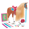 Chestnut Charm Horse & Western Flowers Denim Jumpsuit for 18-inch Dolls