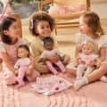 Bitty Baby® Doll #1 with black hair in Pretty Pink