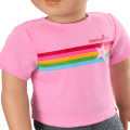 Truly Me™ 18-inch Doll #104 with straight caramel hair