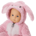 Playful Pink Bunny One-Piece Outfit for Bitty Baby® Dolls