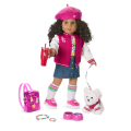 Truly Me™ 18-inch Doll #132, Puppy, Mini Backpack & Accessories AG™ Star Squad Bundle