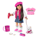 Truly Me™ 18-inch Doll #130, Puppy, Mini Backpack & Accessories AG™ Star Squad Bundle