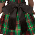 Addy’s™ Tartan Plaid Dress for 18-inch Dolls (Historical Characters)