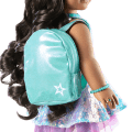 Shimmering Sea Turtle Backpack & Accessory Set for 18-inch Dolls