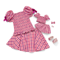 Raquel’s™ Gingham Ruffle Outfit for Girls & 18-inch Dolls + Raquel Doll (Girl of the Year™ 2026)