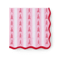 American Girl™ x Bonjour Fête Pink Stripe Large Napkins (Set of 20)