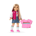 Truly Me™ 18-inch Doll #131 with straight blonde hair