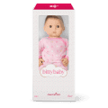 Bitty Baby® Doll #2 with brown hair in Pastel Pink