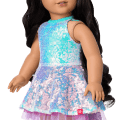 Glam Shimmering Ocean Outfit & Shimmering Sea Turtle Backpack & Accessory Set Bundle