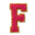 AG™ Letter F Stick-On Patch